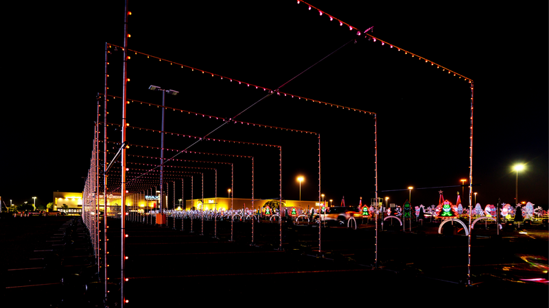 Holiday Light Park Lubbock, TX